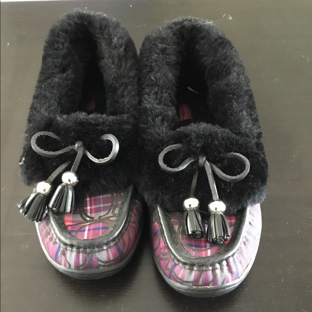 Coach slippers